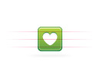 Moi   Button Green   Heart Image